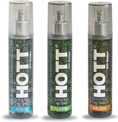 

HOTT Set of 3 Aqua, Musk & Calypso Perfume for Men - 60 ML No Gas & Long Lasting Pocket Perfume Perfume - 60 ml(For Men)