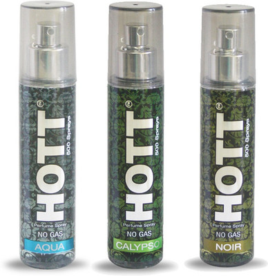 

HOTT Set of 3 Aqua, Noir & Calypso Perfume for Men - 60 ML No Gas & Long Lasting Pocket Perfume Perfume - 60 ml(For Men)
