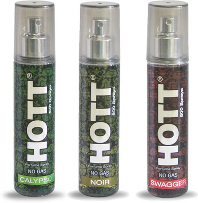 

HOTT Set of 3 Noir, Swagger & Calypso Perfume for Men - 60 ML No Gas & Long Lasting Pocket Perfume Perfume - 60 ml(For Men)