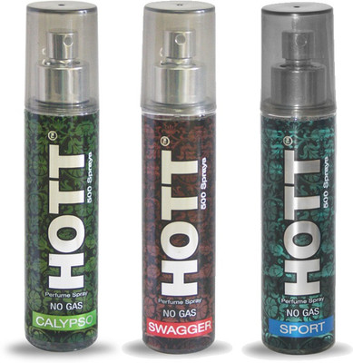 

HOTT Set of 3 Sport, Swagger & Calypso Perfume for Men - 60 ML No Gas & Long Lasting Pocket Perfume Perfume - 60 ml(For Men)
