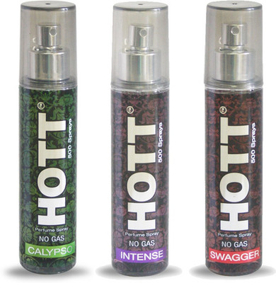

HOTT Set of 3 Intense, Swagger & Calypso Perfume for Men - 60 ML No Gas & Long Lasting Pocket Perfume Perfume - 60 ml(For Men)