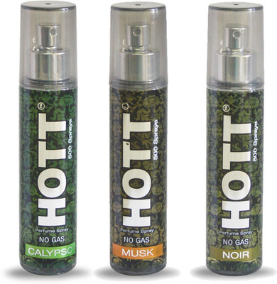 

HOTT Set of 3 Noir, Musk & Calypso Perfume for Men - 60 ML No Gas & Long Lasting Pocket Perfume Perfume - 60 ml(For Men)