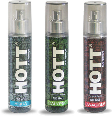 

HOTT Set of 3 Aqua, Swagger & Calypso Perfume for Men - 60 ML No Gas & Long Lasting Pocket Perfume Perfume - 60 ml(For Men)