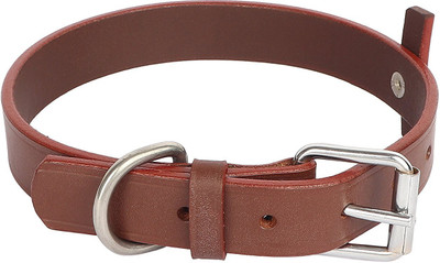 

Sri SRI High Quality Durable Comfortable & Adjustable Genuine Leather For Dogs (Brown) Embellished Dog Collar Charm(Brown, Other)