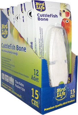 

ROYAL PET Bird Life CuttleFish Bone (Pack of 12 | 15cm) | 100% Natural Premium Quality Bird Food With Calcium & Mineral | 445 g Dry Bird Food(Pack of 12)