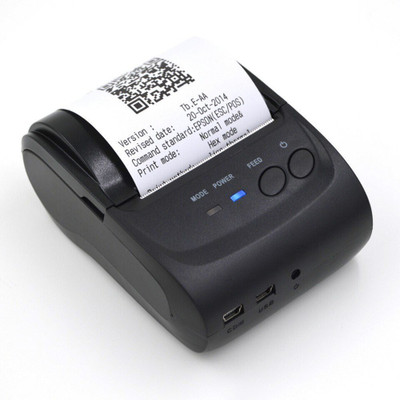 

MBOX 58mm Bluetooth Wireless Thermal Receipt Printer Pos Compatible With Esc / Pos Print Commands With Rechargeable Battery Thermal Printer