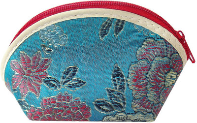 

Lyfe Fashions Blue Jacquard Coin Purse(Blue)