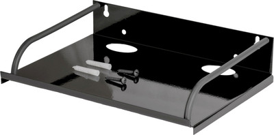 VR Set Top Box Stand Steel Wall Shelf(Number of Shelves - 1, Black)