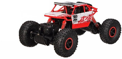 

Zombi Rock Crawler 1:18 Scale 4WD 2.4 Ghz 4x4 Rally Red Monster Truck Car(Red)