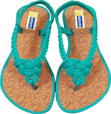 

Fashionitz Women Turquoise Flats