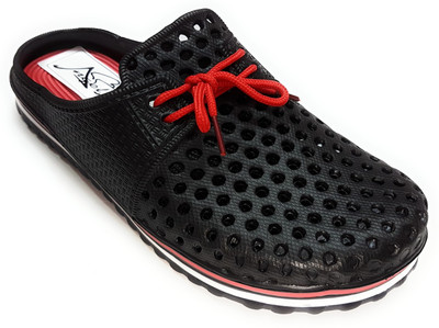 

Angel Fashion Men Black Clogs