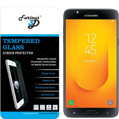Furious3D Tempered Glass Guard for Samsung Galaxy J7 Duo(Pack of 2)