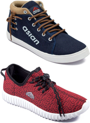 

Asian Walking Shoes,Gym Shoes,Casual Shoes,Loafers,Canvas Shoes,Sneakers,Training Shoes, For Men(Multicolor