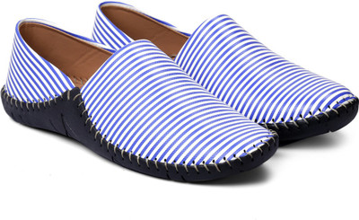 

Bonexy Slip On Sneakers For Men(Blue, White