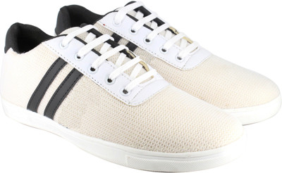 

LeatherKraft Sporty Sneakers For Men(White