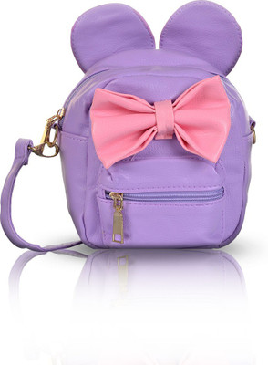 

violet Girls Purple PU Sling Bag