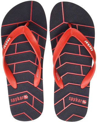 47 OFF on Spykar Men Hawaii Chappal Navy Flip Flops Red 7 on