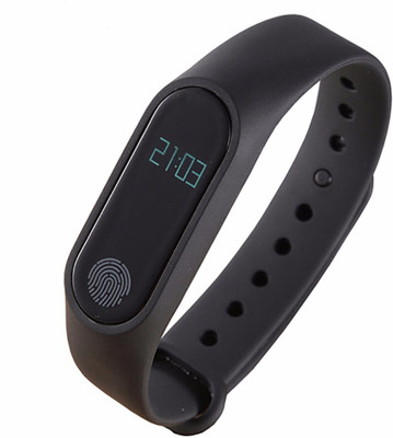 

Like Star WATERPROOF M2 SMART FITNESS BAND WITH ACTIVITY TRACKER, HEART RATE MONITOR COMPATIBLE WITH ALL SMART PHONES(Black Strap, Size : Free Size)