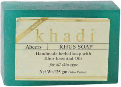 

ABEERS PURE ESSENCE KHUS SOAP WITH ESSENTIAL OILS(125 g, Pack of 5)