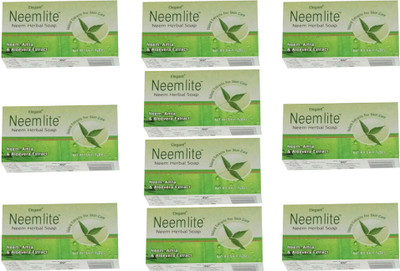

Elegant NEEMLITE SOAP (Pack of 10*75 GM) (NEEM, AMLA & ALOVERA EXTRACT)(750 g, Pack of 10)
