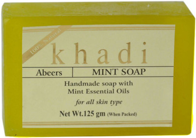 

ABEERS PURE ESSENCE MINT SOAP WITH ESSENTIAL OILS(125 g, Pack of 5)