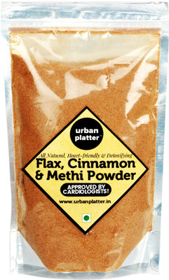 

Urban Platter Flax, Cinnamon & Methi Powder [All Natural, Heart-friendly, Detoxifying](150 g)