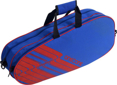 

One O One Lines Collection Double Blue & Red - Racket Bag (badminton / tennis) Racket Bag (badminton / tennis)(Blue, Kit Bag)