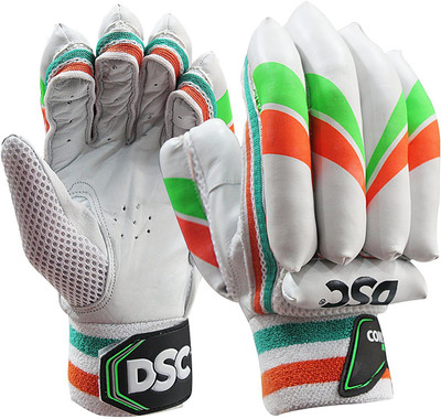 

DSC Condor Atoms Batting Gloves (Youth, White, Green, Orange), Green;orange;white