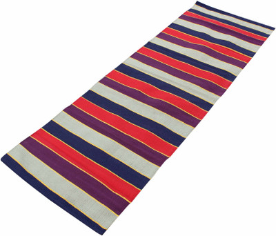 

Ryan COTTON HANDWOVEN YOGA SPORT MAT Grey, Silver 3 mm Yoga Mat, Navy blue