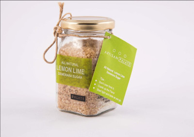 

Artisan Palate ALL NATURAL LEMON LIME DEMERARA SUGAR Sugar(1.50 g)