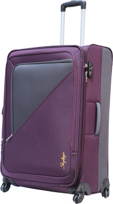

Skybags Amore Spinner Soft Trolley 76 cm (Purple) Expandable Check-in Luggage - 30 inch(Purple)