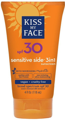 

Kiss My Face Sun Screen With Oat Protein Complex - SPF 30(118 ml)