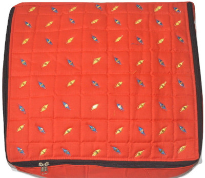 

NavRup Handworks Saree Bag(Red), Red cotton
