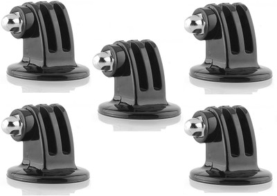 

ReTrack SET OF 5PC 1/4" Screw Hole E-Clip Bracket for Selfie Self-Timer Monopod Tripod(Black, Supports Up to 500 g)