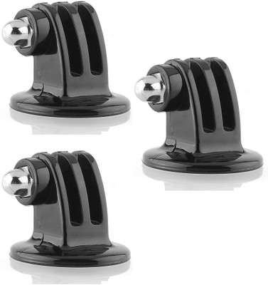 

ReTrack SET OF 3PC 1/4" Screw Hole E-Clip Bracket for Selfie Self-Timer Monopod Tripod(Black, Supports Up to 500 g)