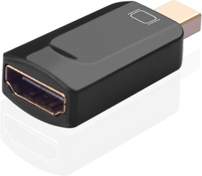 

Microware TV-out Cable Mini DP Display port to HDMI Cable Converter Adapter for Macbook Pro Air Mac Black(Black, For MacBook)