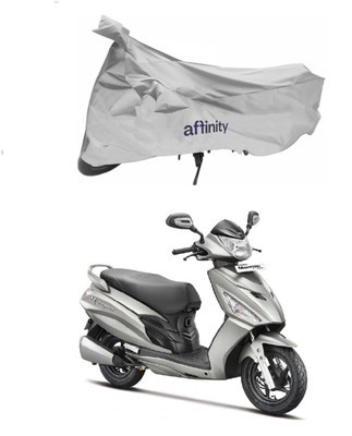 AFFINITY Two Wheeler Cover for Hero(Maestro Edge, Silver)