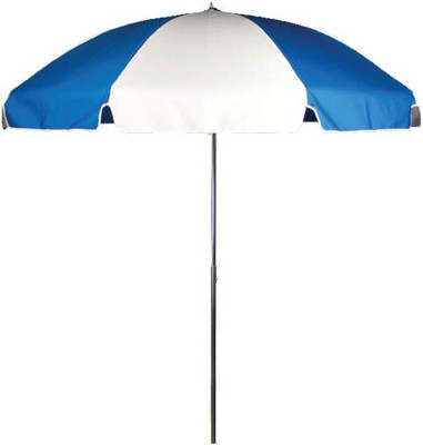 

P.P.INDIA OUTDOOR UMBRELLA BLUE WHITE Umbrella(Blue)