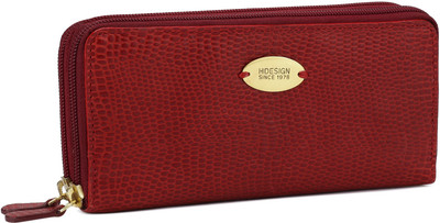 

Hidesign Women Casual, Formal, Evening/Party Red Genuine Leather Wallet(5 Card Slots)
