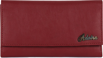 

ADAIRA Girls Maroon, Red Artificial Leather Wallet(14 Card Slots)
