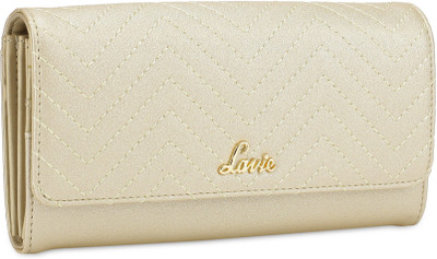 

Lavie Women Formal Beige Artificial Leather Wallet(6 Card Slots), Gold