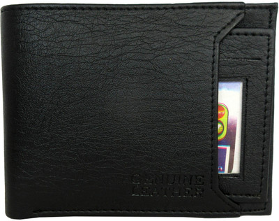 

Apki Needs Boys Black Artificial Leather Wallet(5 Card Slots)