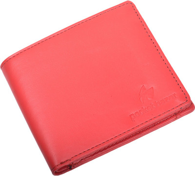 

pocket bazar Men Red Artificial Leather Wallet(3 Card Slots)