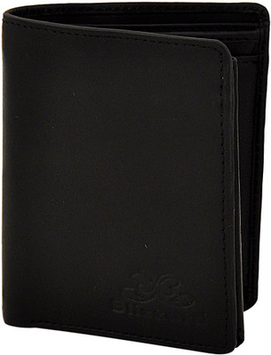 

Blizzard Men Black Genuine Leather Wallet(9 Card Slots)