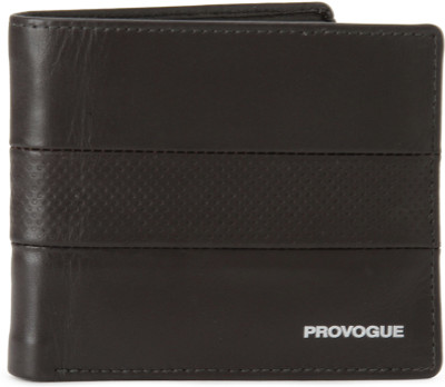 

Provogue Men Formal Black Genuine Leather Wallet(4 Card Slots), Brown