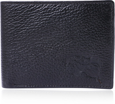 

wildcat Men Black Genuine Leather Wallet(3 Card Slots)