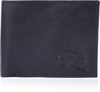 

wildcat Men Black Genuine Leather Wallet(5 Card Slots)