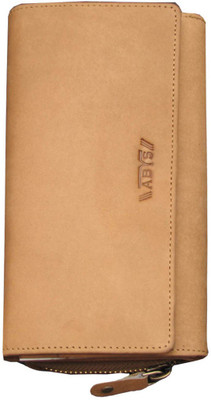 

ABYS Women Tan Genuine Leather Document Holder(17 Card Slots)