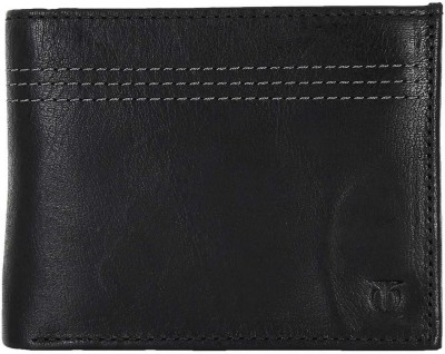 

Titan Men Black Genuine Leather Wallet(7 Card Slots)