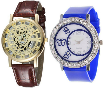Maxi Retail valentine combo of Open+G16 Watch - For Men & Women